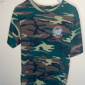 Camo Santa Cruz T-shirt